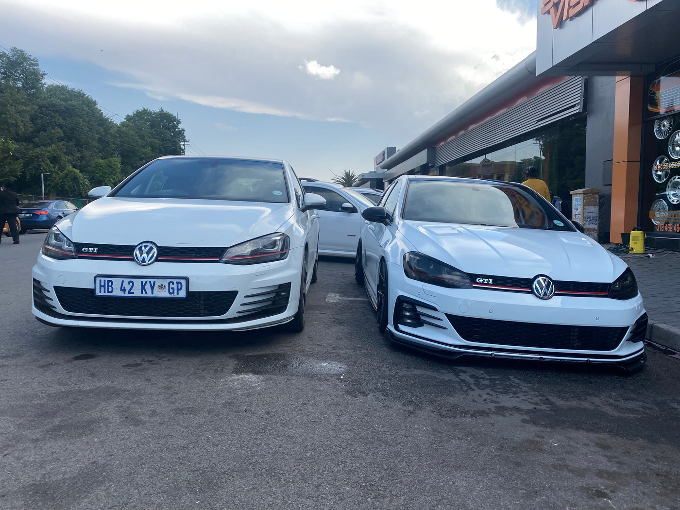VW GOLF mk7 to mk7.5 gti BUMPER KIT UPGRADE