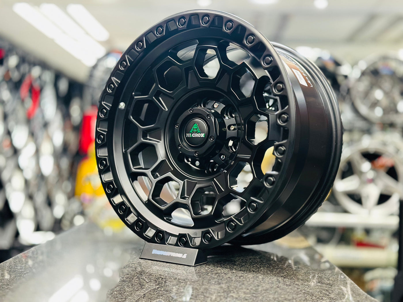 17” AS- F629017 6/139 BLACK 4x4 wheels