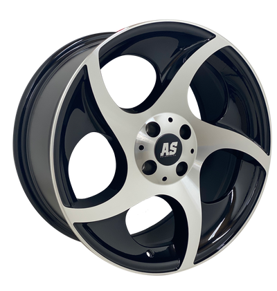 17” AS- SLR 4/100 BLACK WITH SILVER FACE