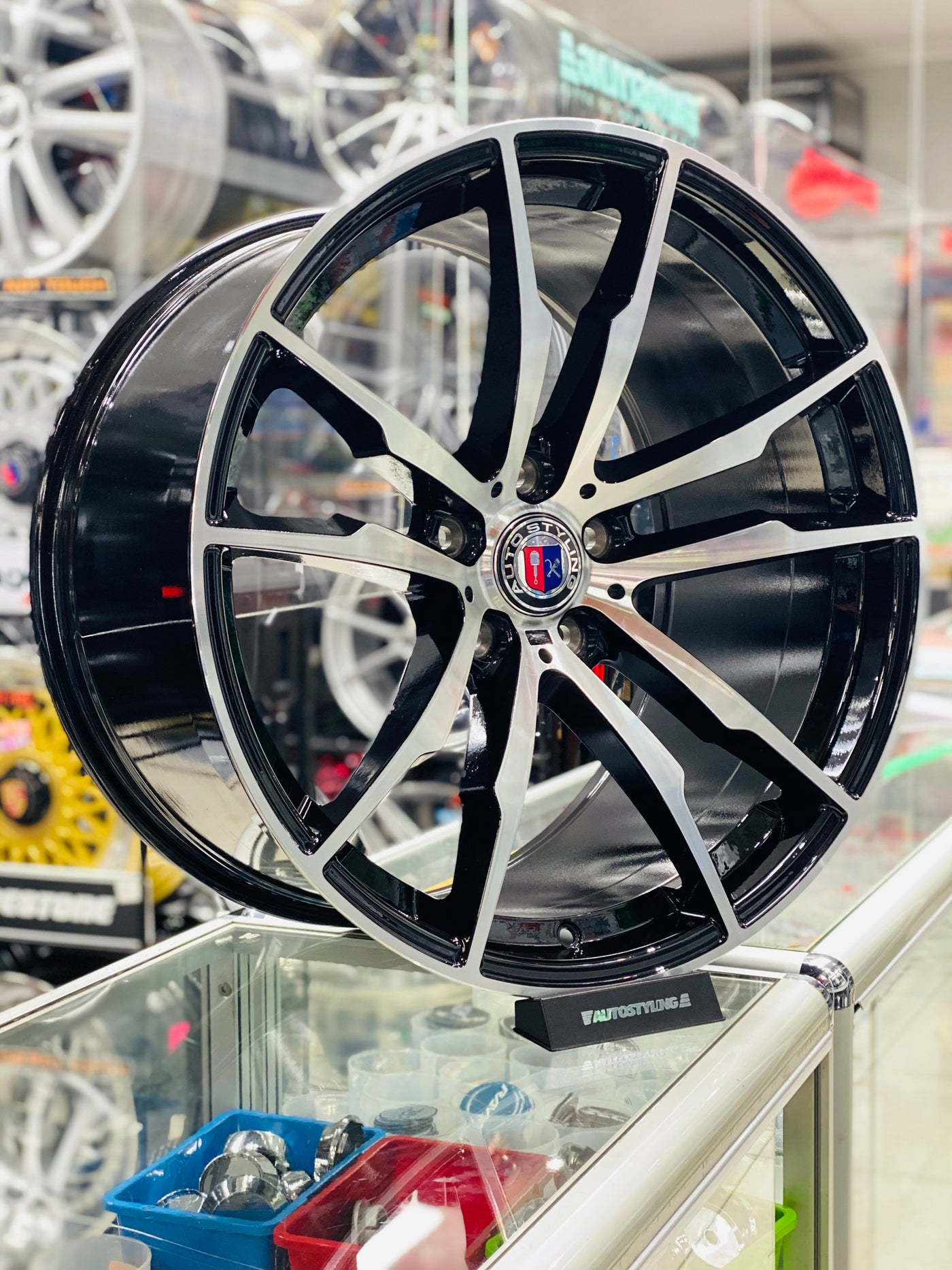 20” AS- BM X5 5/120 BLACK MACHINE FACEl