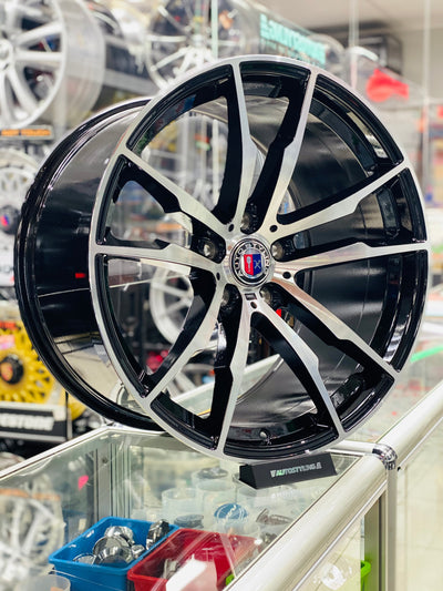 20” AS- BM X5 5/120 BLACK MACHINE FACEl