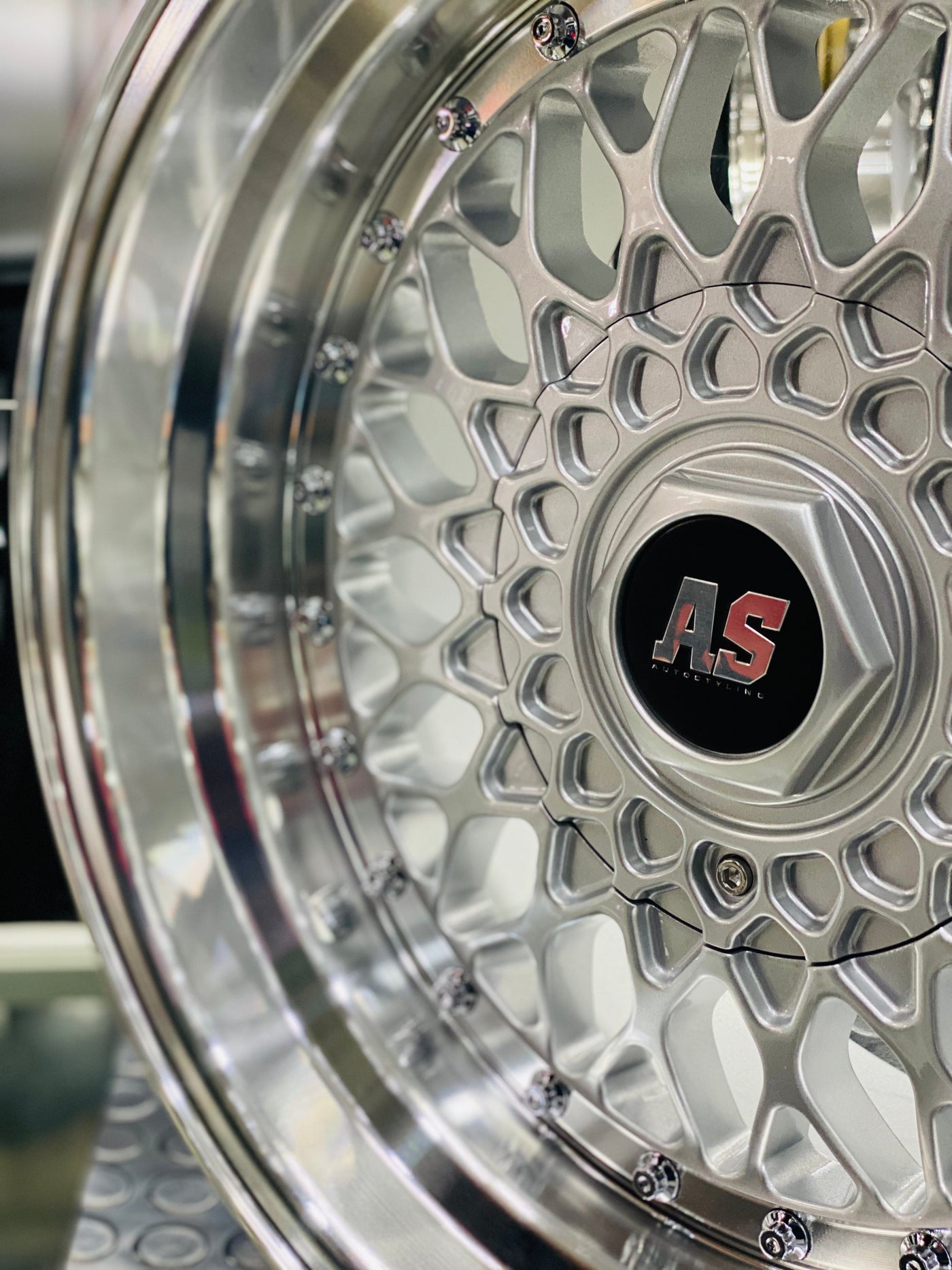 16” AS-MESH 8/9j 4/100 4/108 SILVER