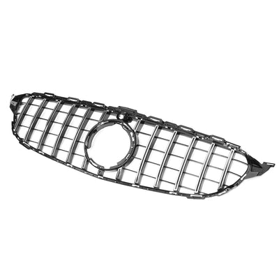 MERCEDES W205 GT CHROME GRILL CAMERA COMPATIBLE