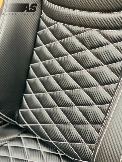 AS WINGBACK SEATS (D) CARBON LOOK