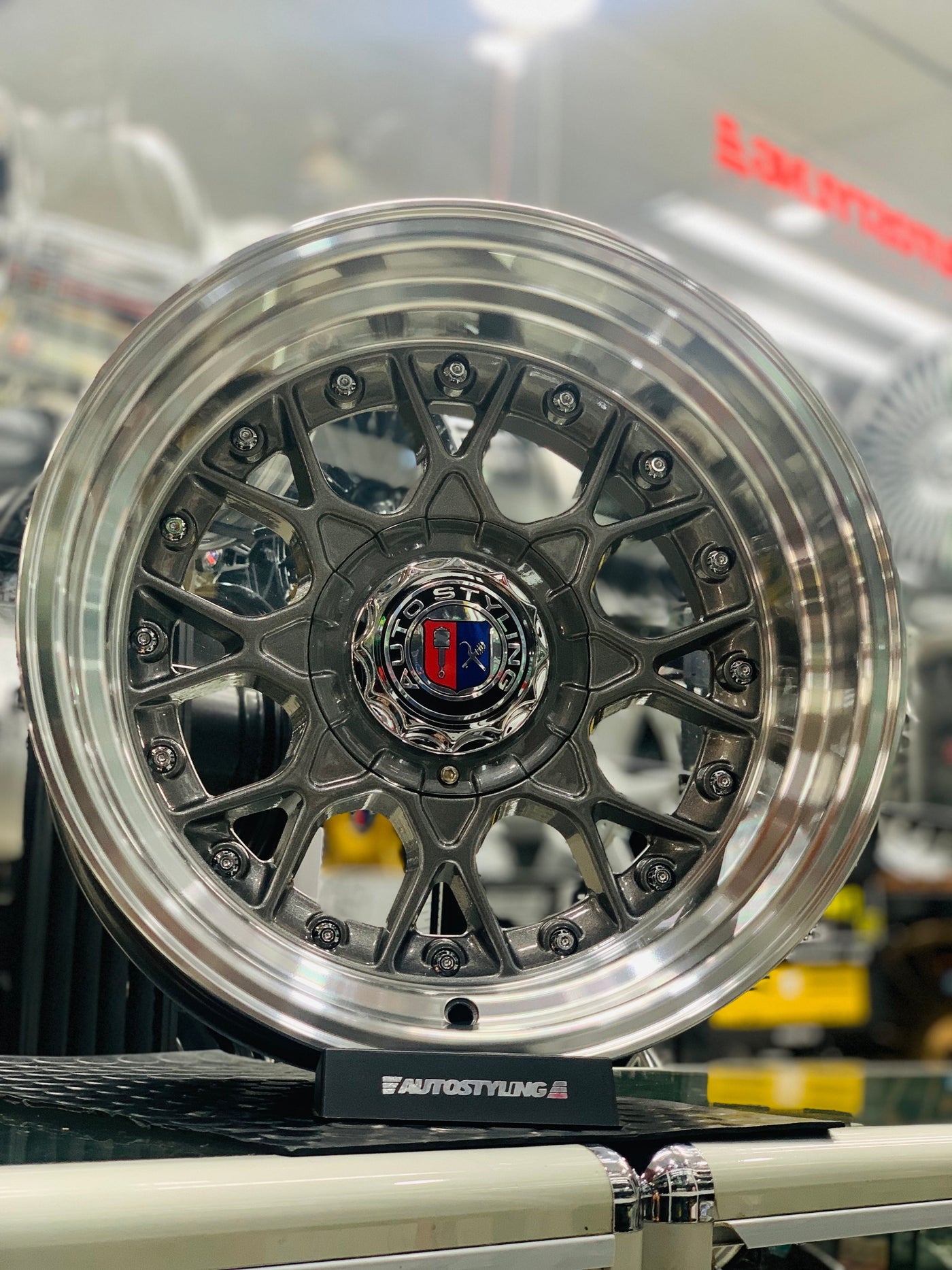 15'' AS- RC2 GUNMETAL   4/100 4/114 WHEELS