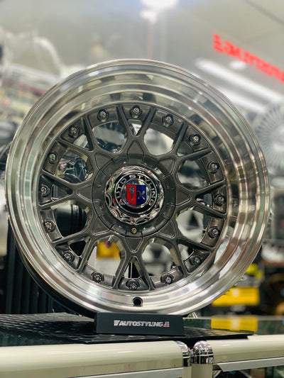 15'' AS- RC2 GUNMETAL   4/100 4/114 WHEELS