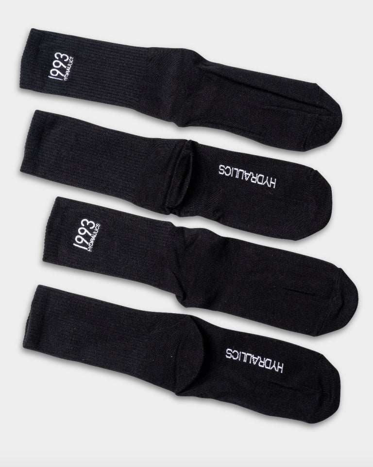 Hydraulics 1993 Men’s Socks 2 Pack Black