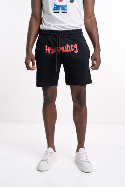 Hydraulics Men’s Red Gothic Logo Shorts