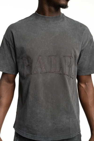 BALR Men’s Urban Washed Box T Shirt | B1112.1284-Volcanic Grey