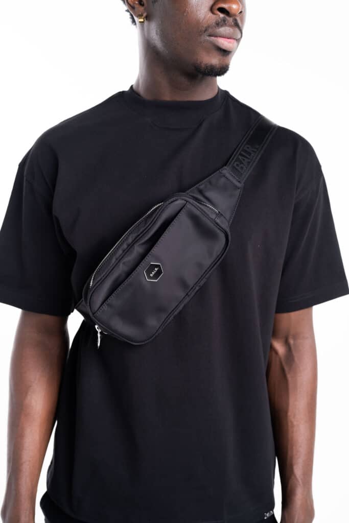 BALR Men’s Classic Waistbag B6220.1027 Jet Black