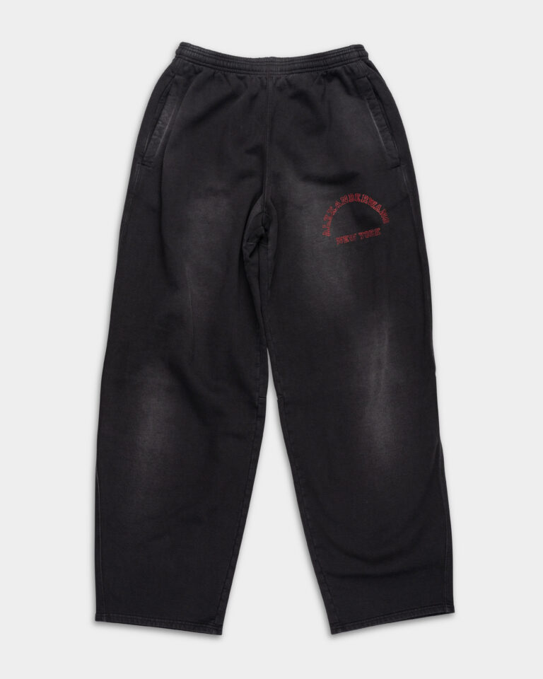 Alexander Wang Graphic Articulated Leg Sweatpant Sunfade Black 4CC2254428 16D
