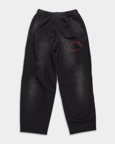 Alexander Wang Graphic Articulated Leg Sweatpant Sunfade Black 4CC2254428 16D